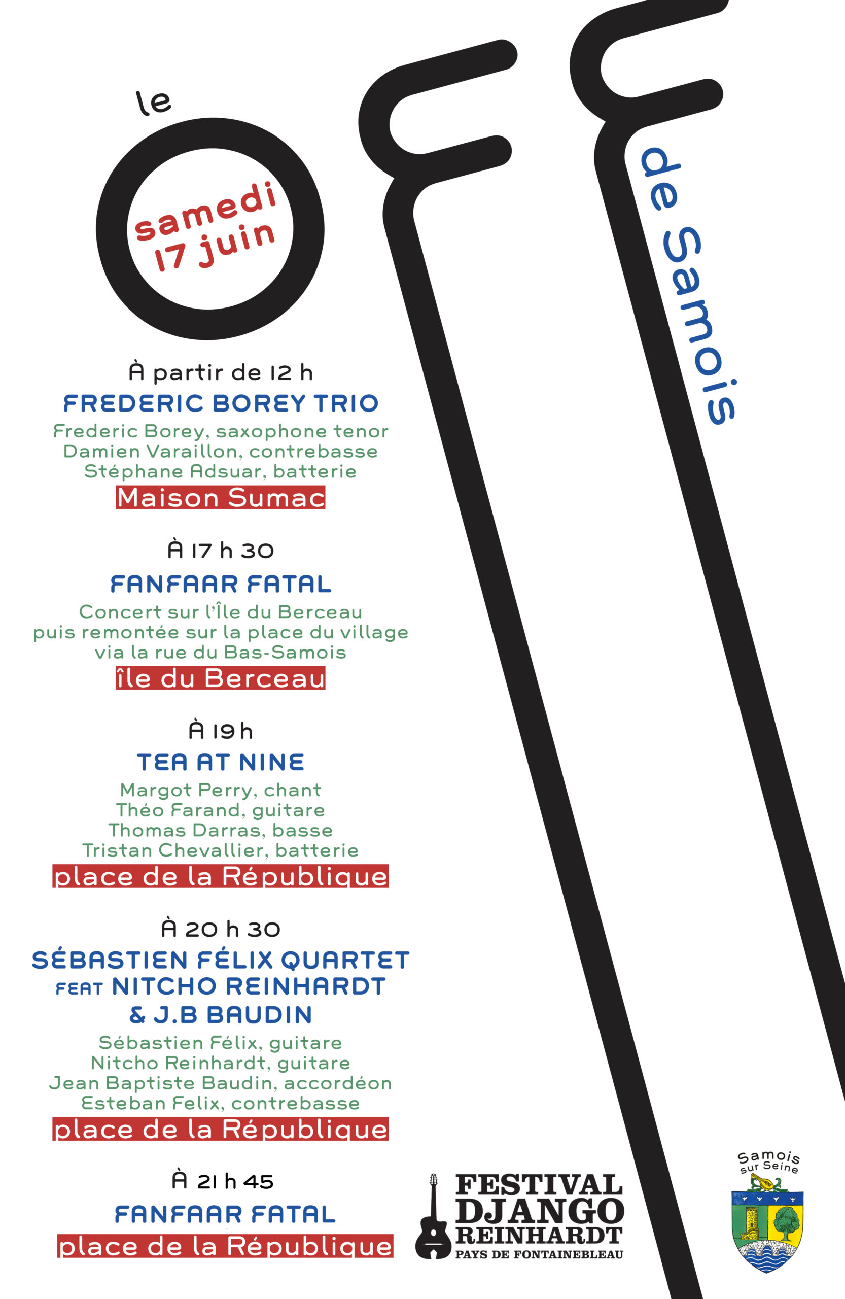 Festival Django Reinhardt Off 17 Juin 2023 - Samois-sur-Seine