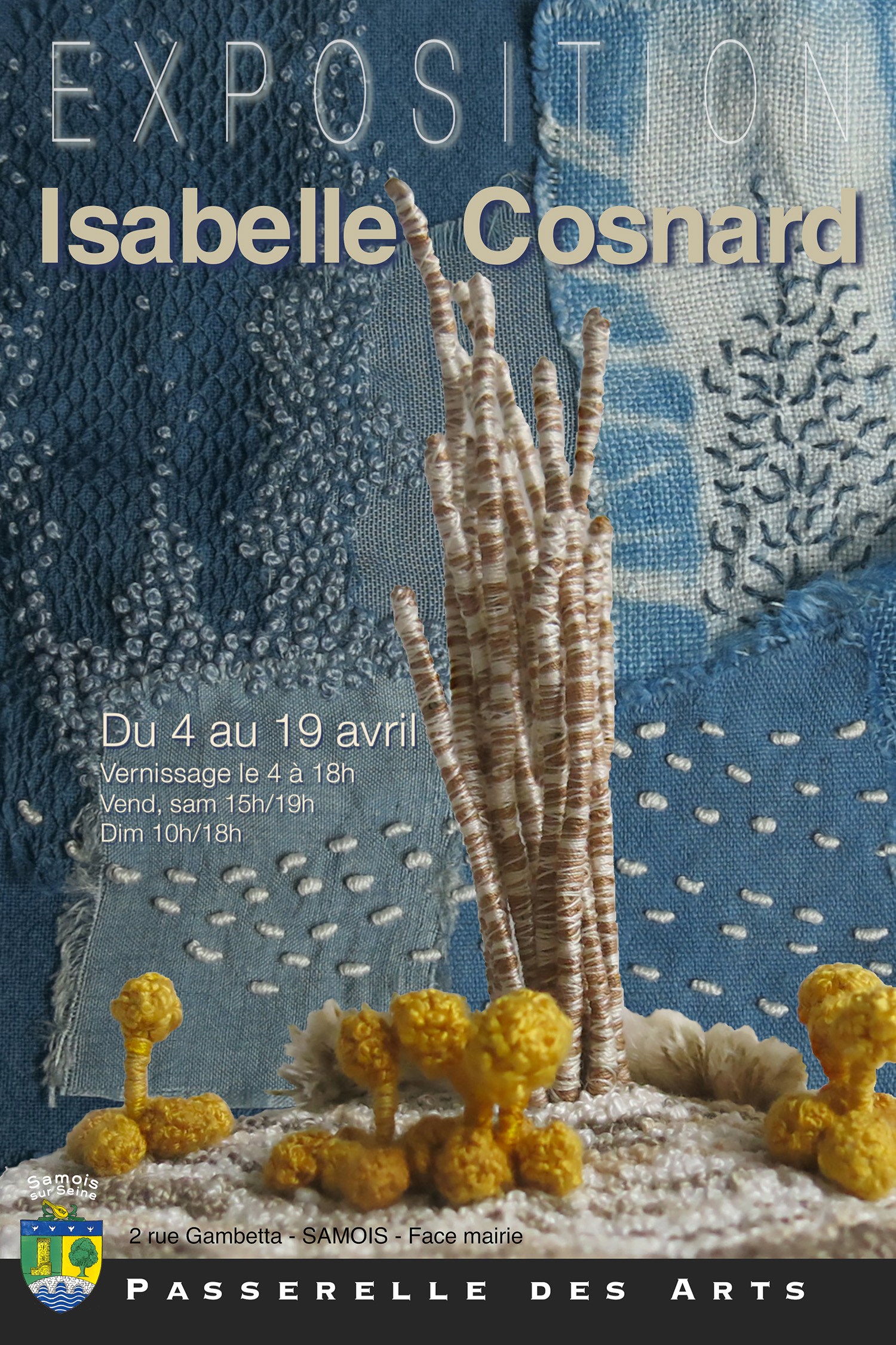 Passerelle des arts - Samois-sur-Seine - Isabelle Cosnard