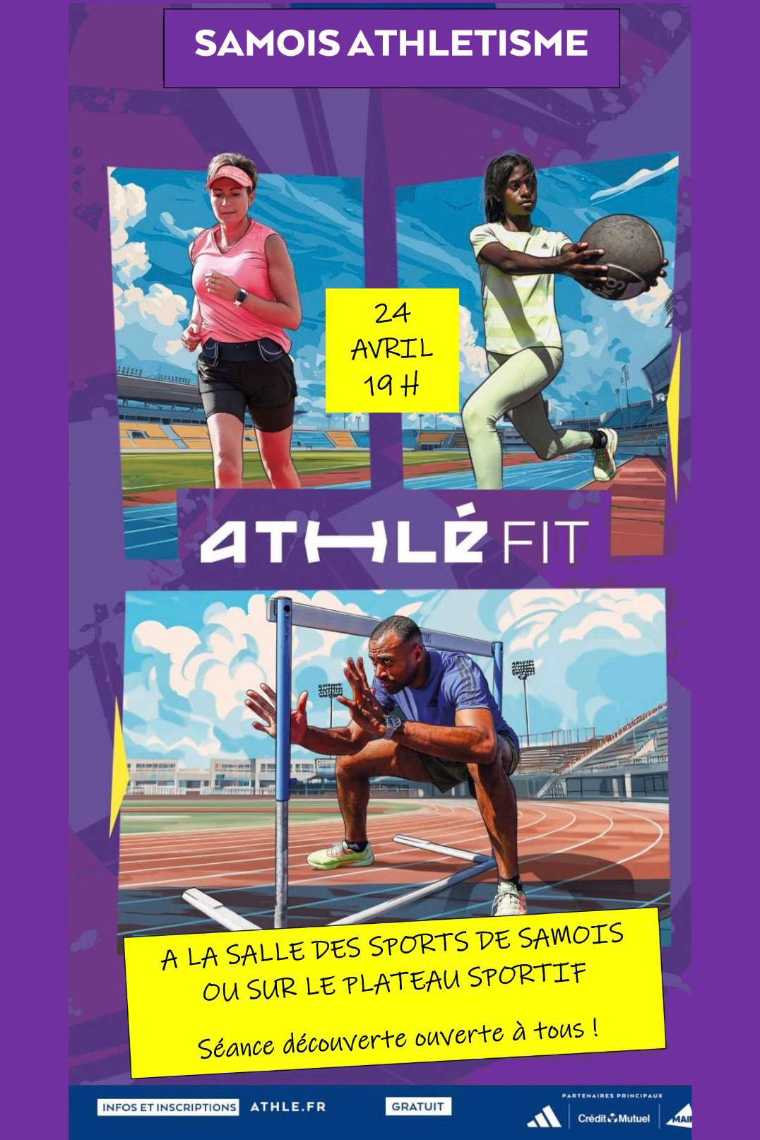 Découverte de l'Athlé Fit avec Samois Athlétisme